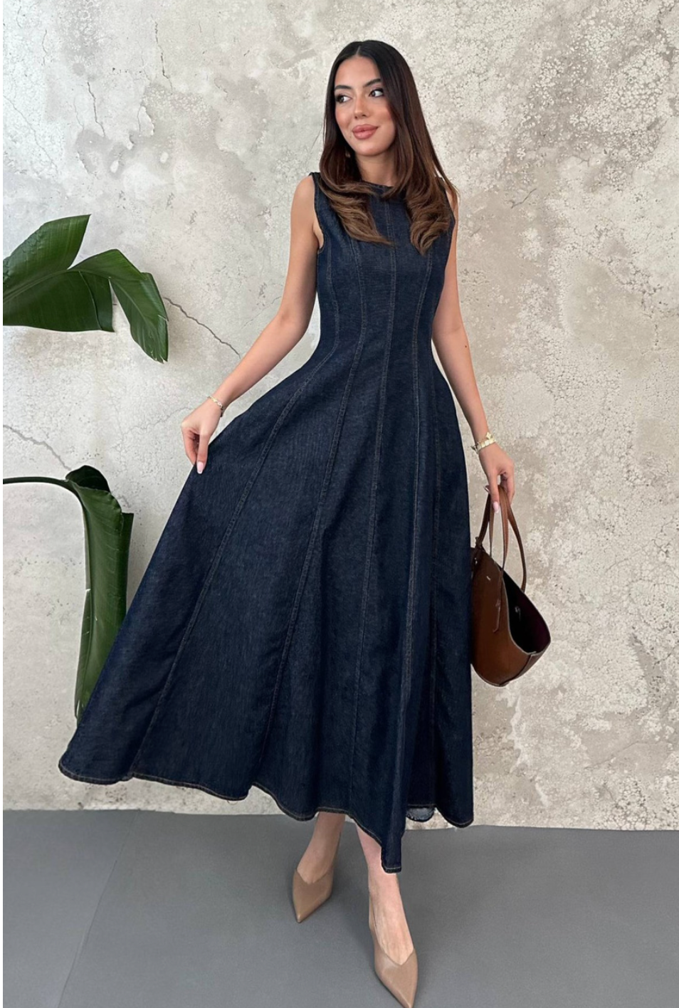 Blue Denim Dress