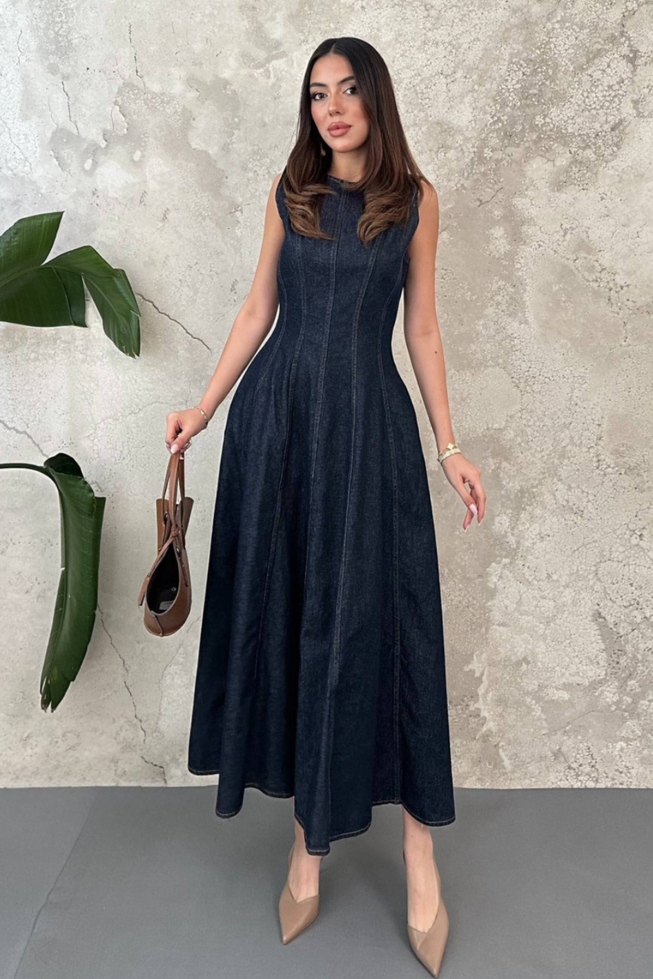 Blue Denim Dress